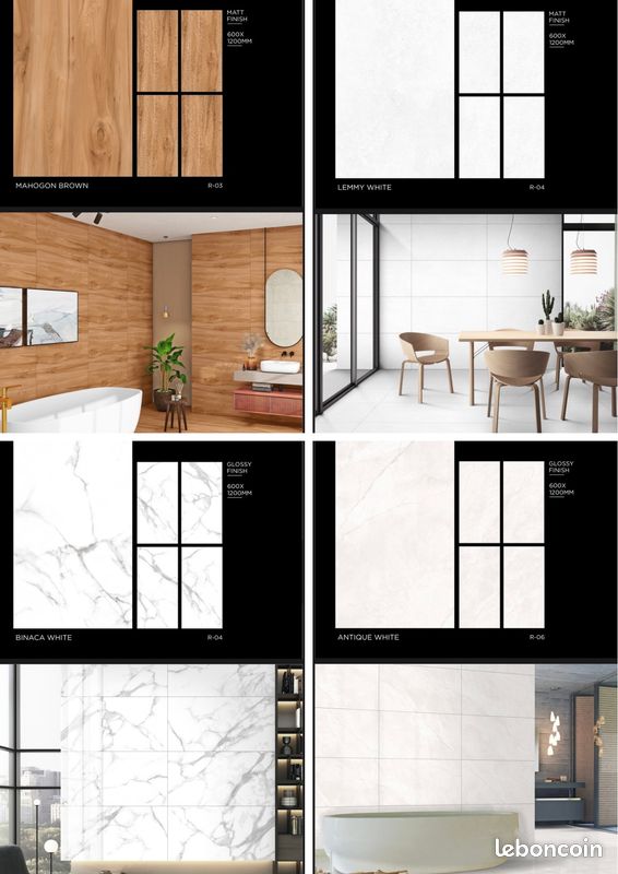 Carrelage sol et mur – intérieur & extérieur (image 4)