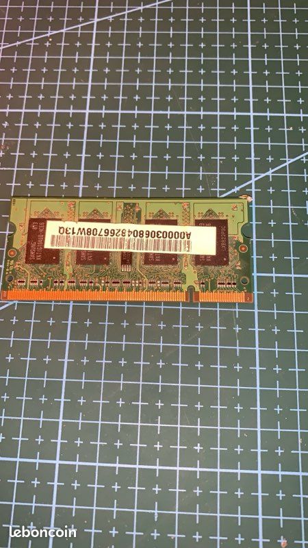 Samsung DDR2 SODIMM 1GB M470T2864QZ3-CE6 (image 2)