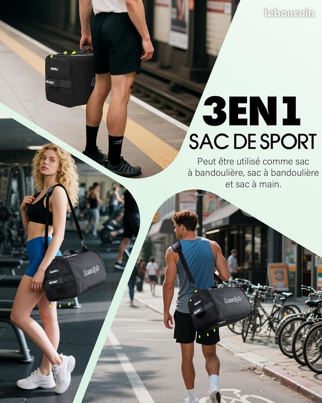 Sac De Voyage Pour Homme Et Femme, Résistant à L'eau De 35 L Avec Poche Humide, Grand Sac De Sport Avec Compartiment Pour Ordinateur Portable Et Sac à Chaussures Pour Voyage, Voyages