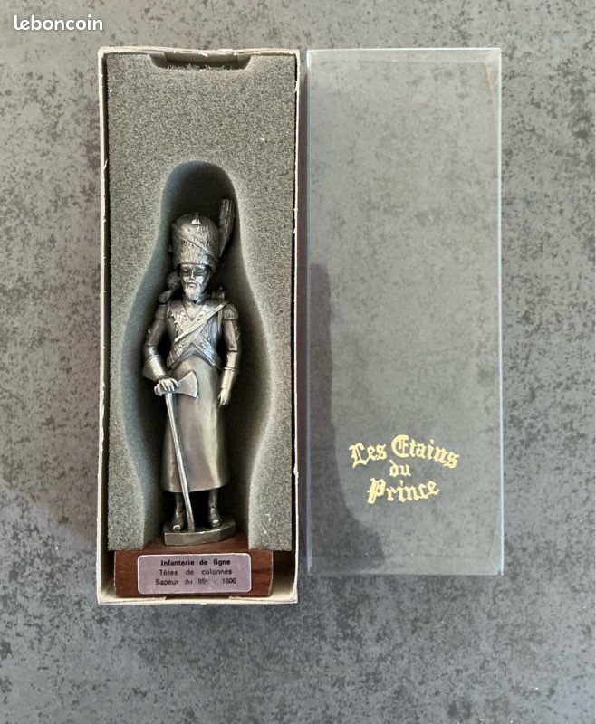 Lot de 6 figurines Soldats Napoléon Les étains du Prince
