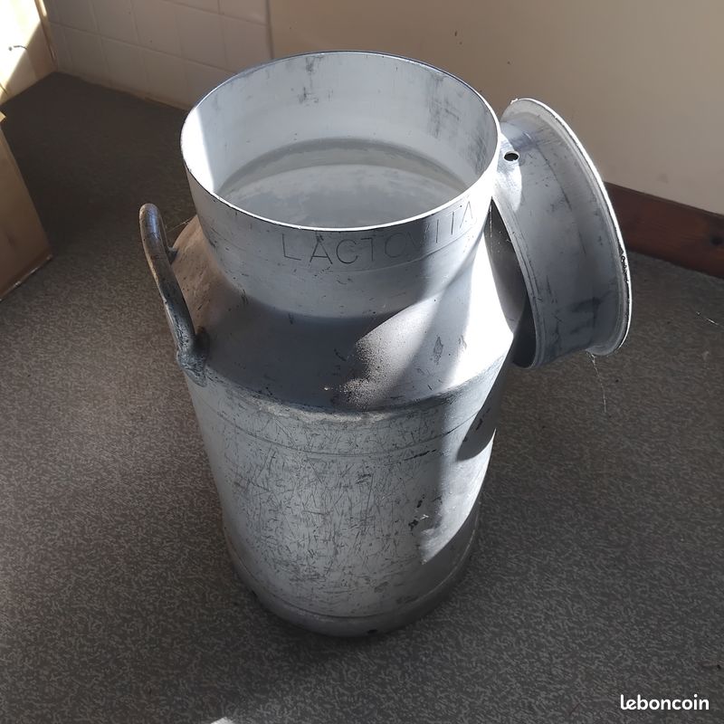 Pot à lait aluminium vintage très bon état (image 2)