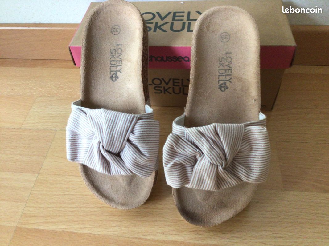 Claquette Lovely Skull fille 33 Chaussures