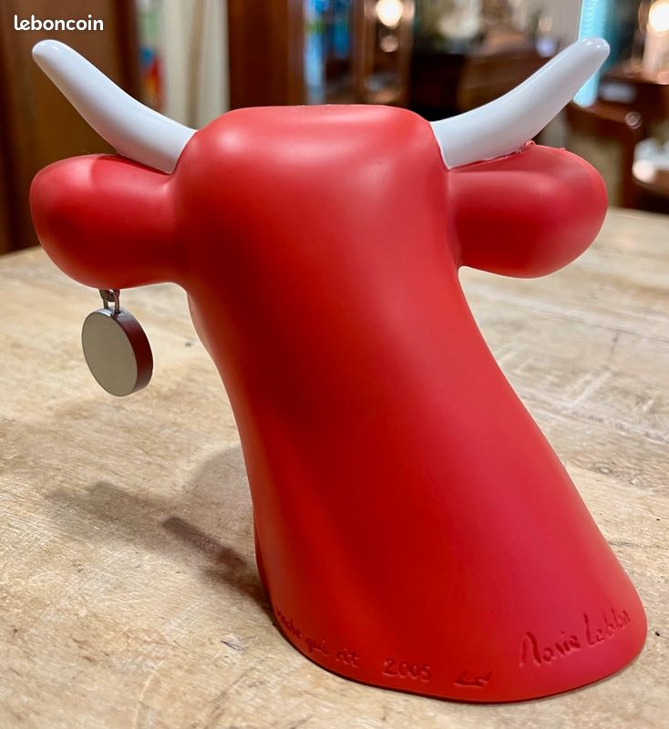 Figurine Collector La Vache Qui Rit Par Leblon-Delienne – Édition Limitée 261/500 En Résine Multicolore