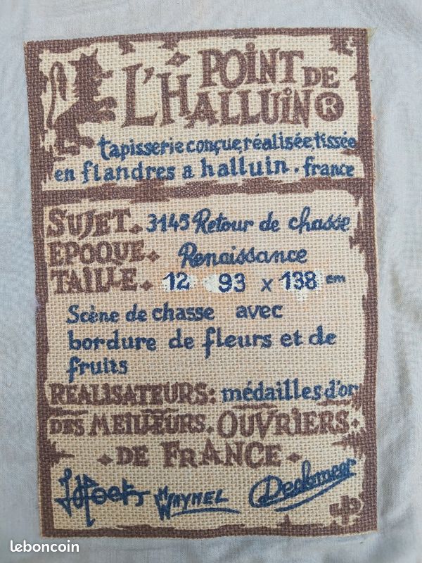 Tapisserie, Verdure Halluin, Aubusson (image 10)