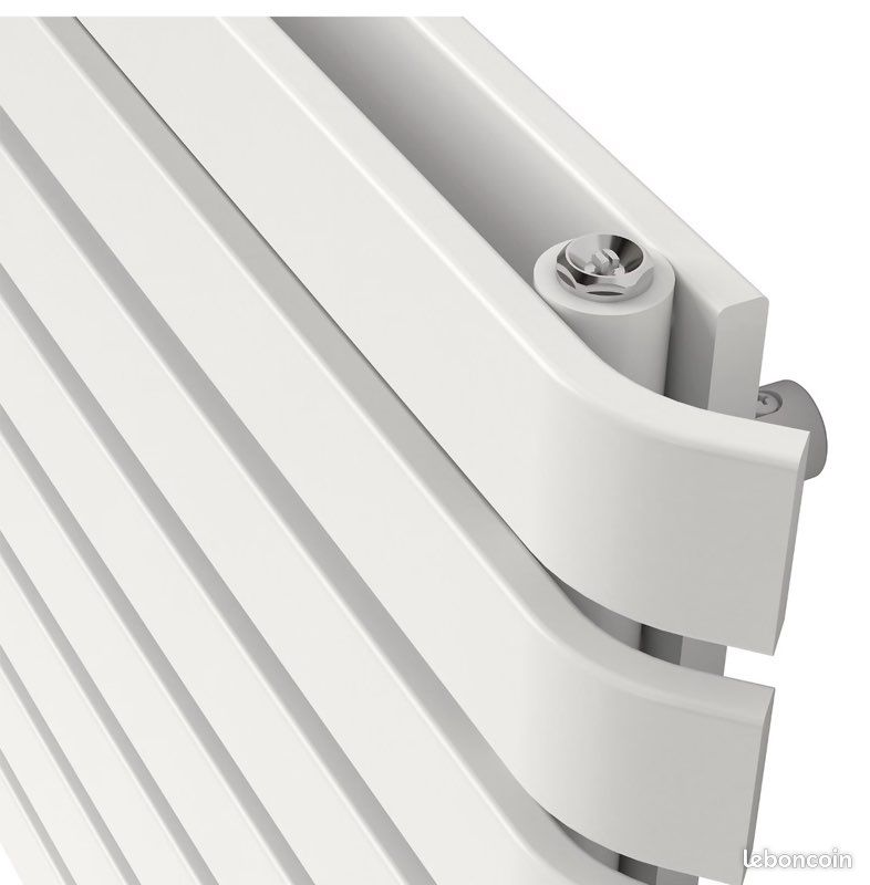 3 x Radiateurs eau chaude GoodHome Wilsona Horizontal 1 x blanc 2 x noir 1080 W (prix unitaire) garantie + facture (image 6)