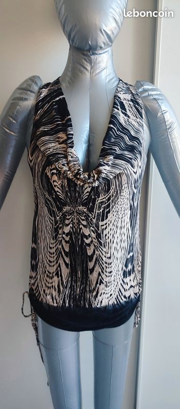 Haut Dos Dentelle GUESS - Petit Modèle Noir Occasion Très Bon État