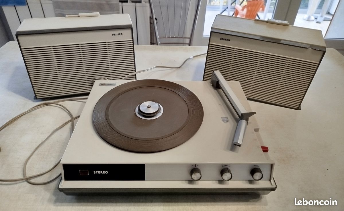 Tonpop Tourne-Disque, Platine Vinyle Bluetooth Portable avec Haut