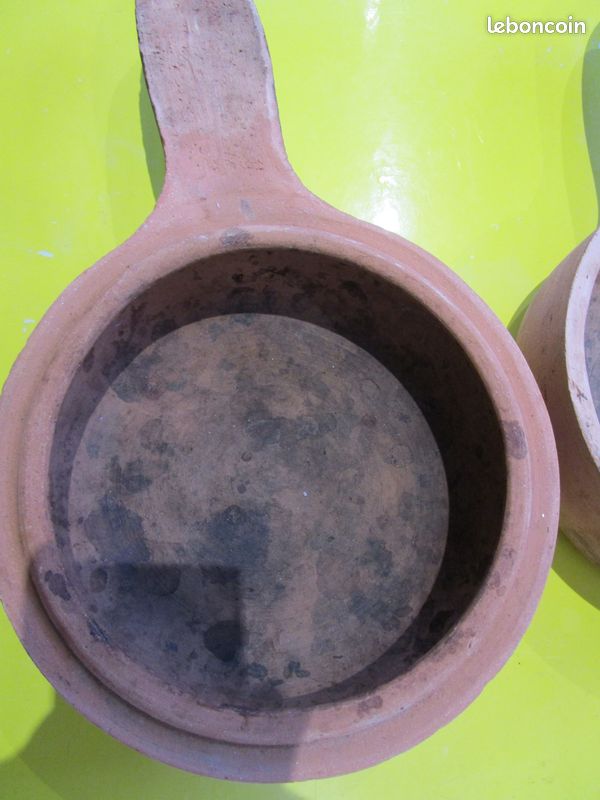 Pots anciens Digoin en grès bouchons liège, à épices