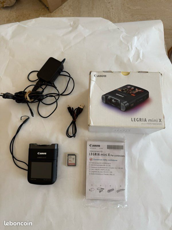 Caméra Canon Legria Mini X Photo, audio vidéo