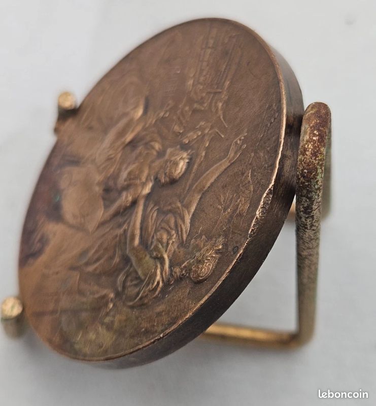 MEDAILLE EN BRONZE le mans 70 mm EUR 45,00 - PicClick FR