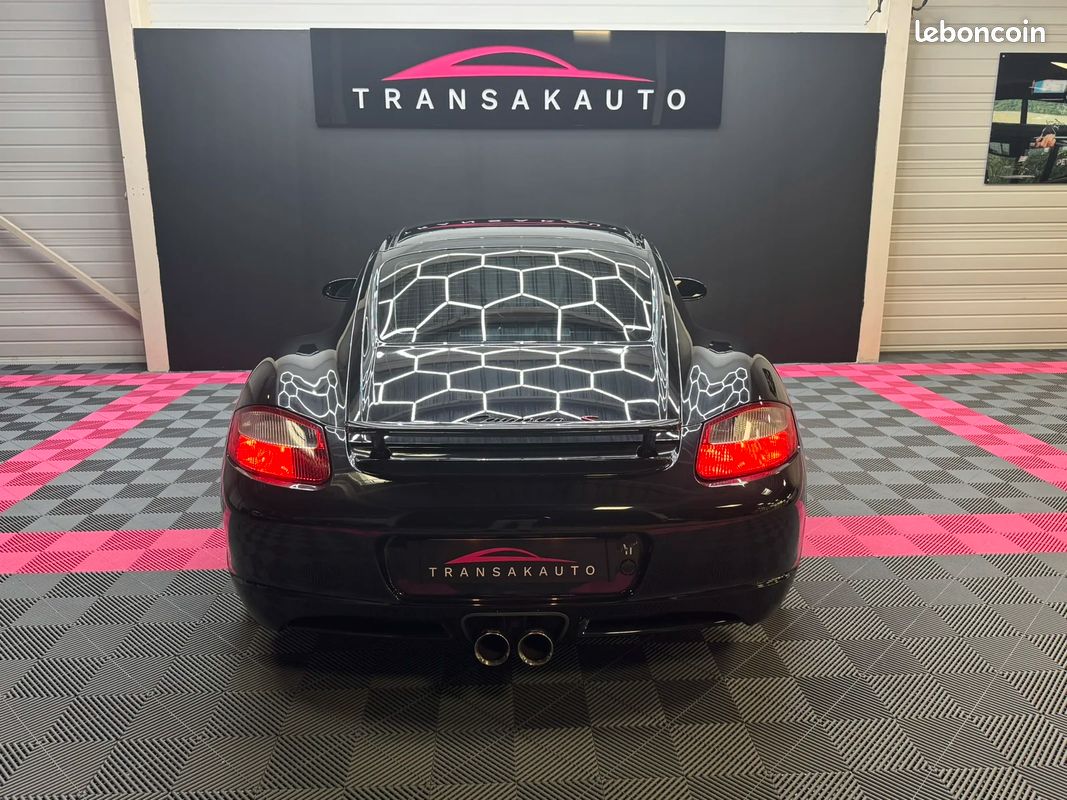 Porsche 987 CAYMAN S 3.4L 295 CH - *SUIVI PORSCHE *Suspensions piloté *Radar de stationnement *Pack Cuir noir (image 9)