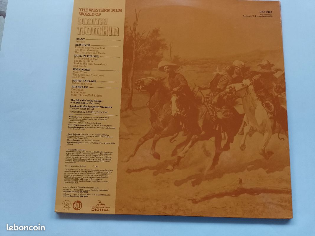 Vinyle THE WESTERN FILM WORLD OF (image 2)