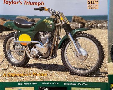 Magazine VMX N°16 2002 - Vintage Motocross Classique - Anglais