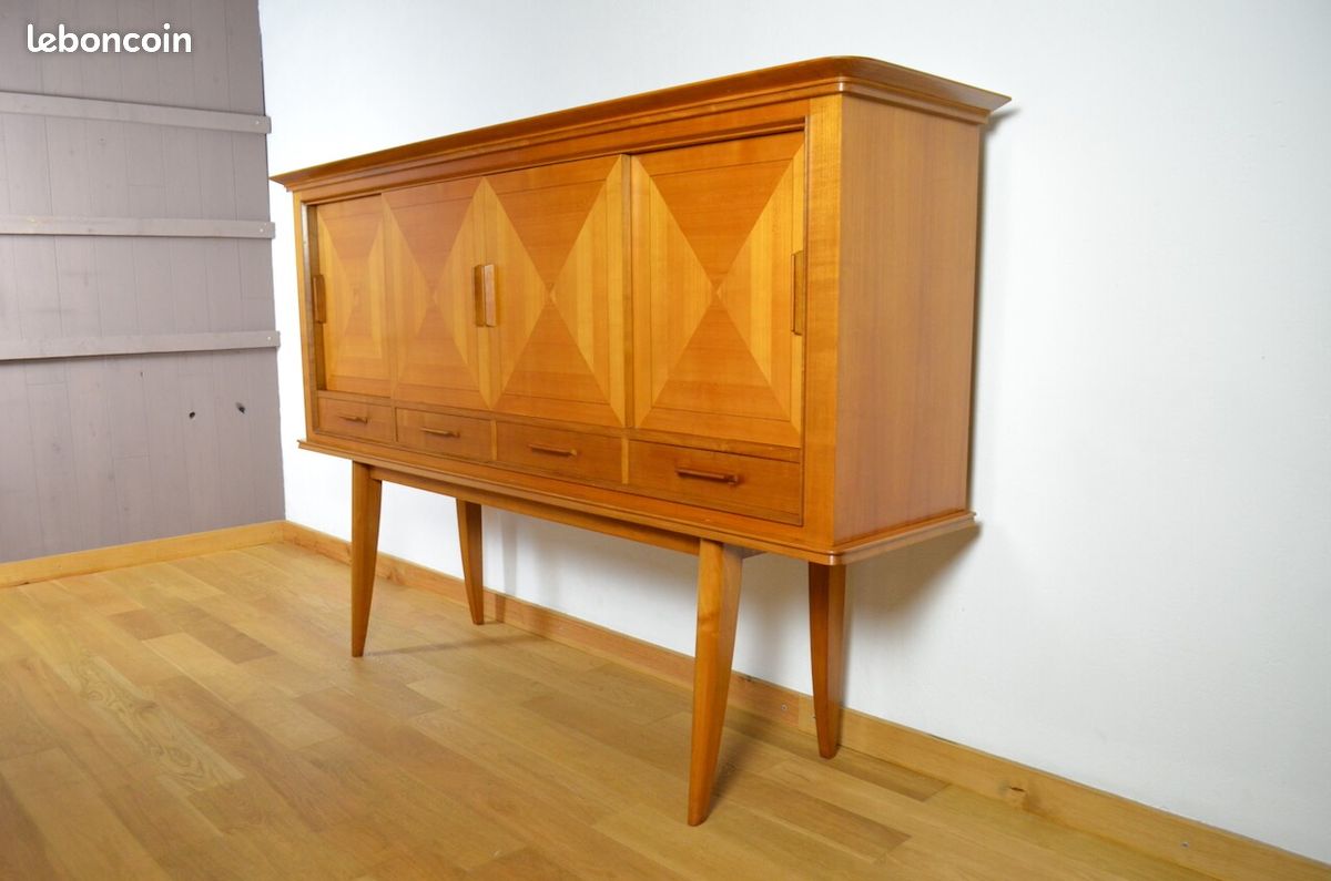 Buffet / Meuble Pieds Compas Vintage 1950 / 1960 (image 2)
