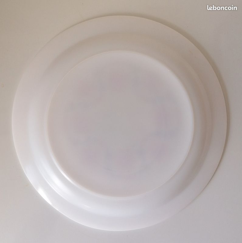 Plat de service Arcopal fleurs oranges soleil tournesol (image 3)
