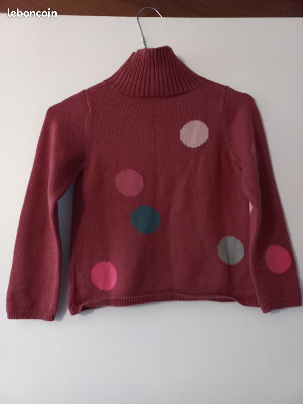 Pull col roulé fille 8ans Vêtements