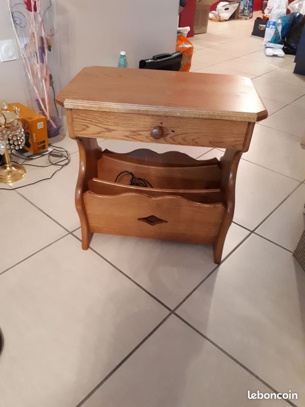 Table + porte revue (image 1)
