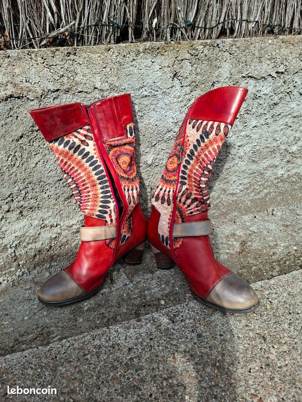 Bottes cuir Laura VITA taille 39 (image 1)