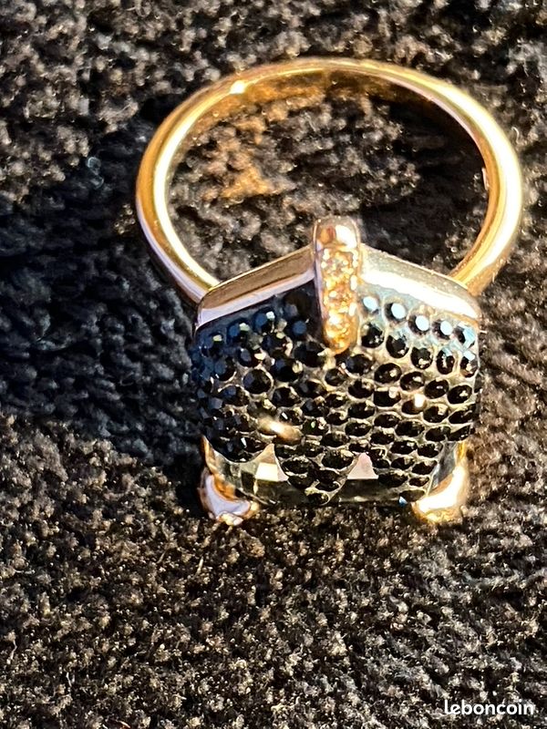 Bague Fantaisie Grosse Bague Swarovski Grosse Bague Argent Rhodium