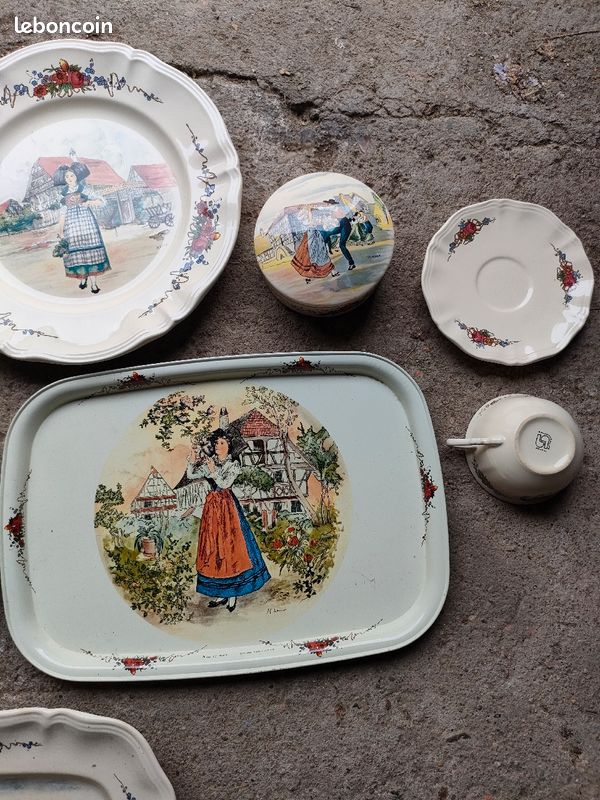 Divers vaisselles alsacienne le tout pour 40 euros (image 4)