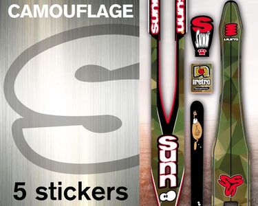 Stickers VTT vintage SUNN pour potence RUDD AVEC TRANSPARENCE