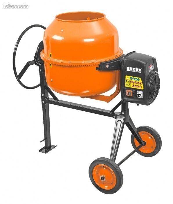 Bétonnière électrique 1100W 200L Hecht (image 1)