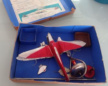 Exceptionnel jouet avion COUZINET GYROPLANE des années 30 (D'occasion