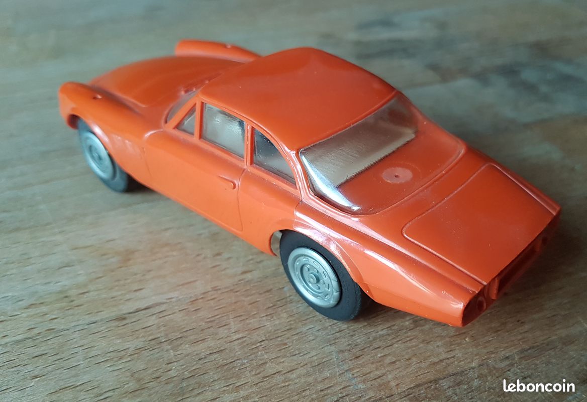 Stabo 40015 - Carrosserie De Ferrari 500 GT Orange Vitrage Transparent Parechocs Gris Sans Boite 1