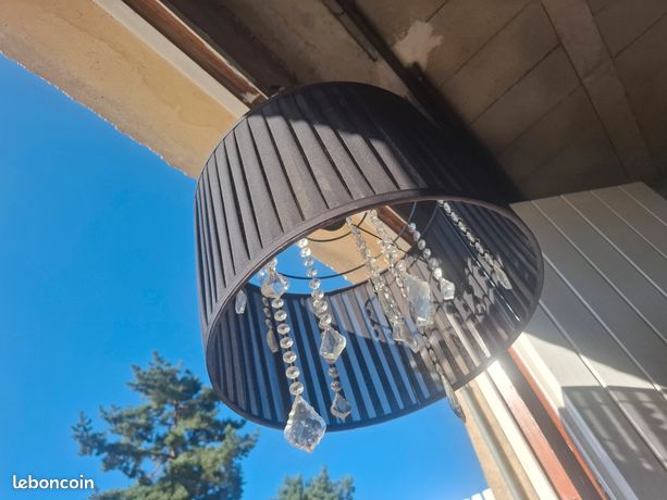 Lustre moderne en cristal doré à suspendre à 12 lumières - Lustres