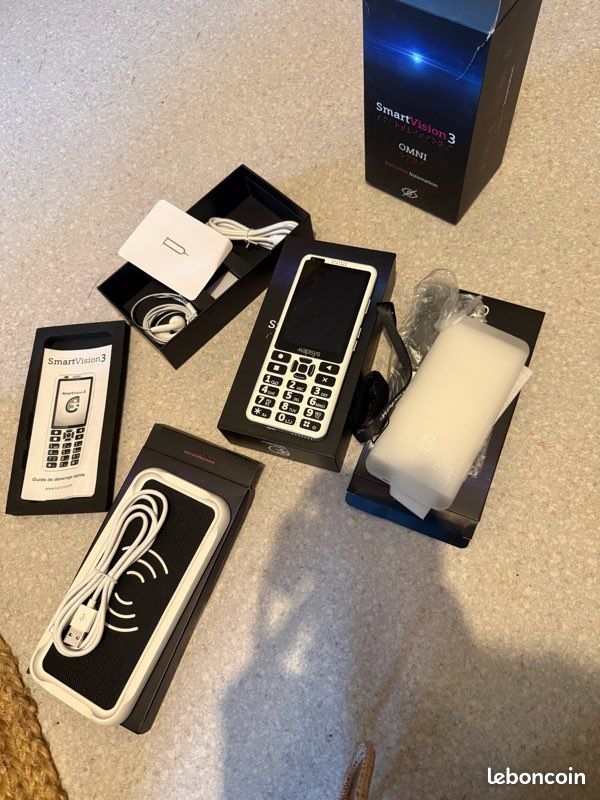 Smartvision 3 - téléphone tactile avec touches - pour déficient visuel (image 1)