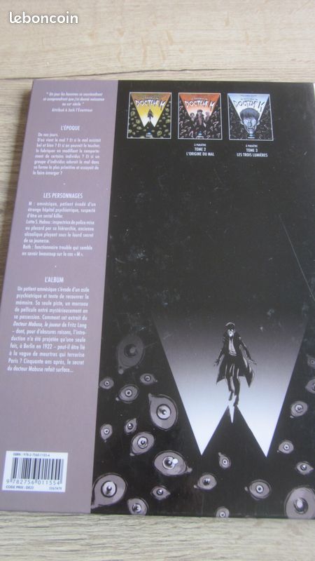 Livre BD Le Testament du Docteur M. Tome 1 (image 2)