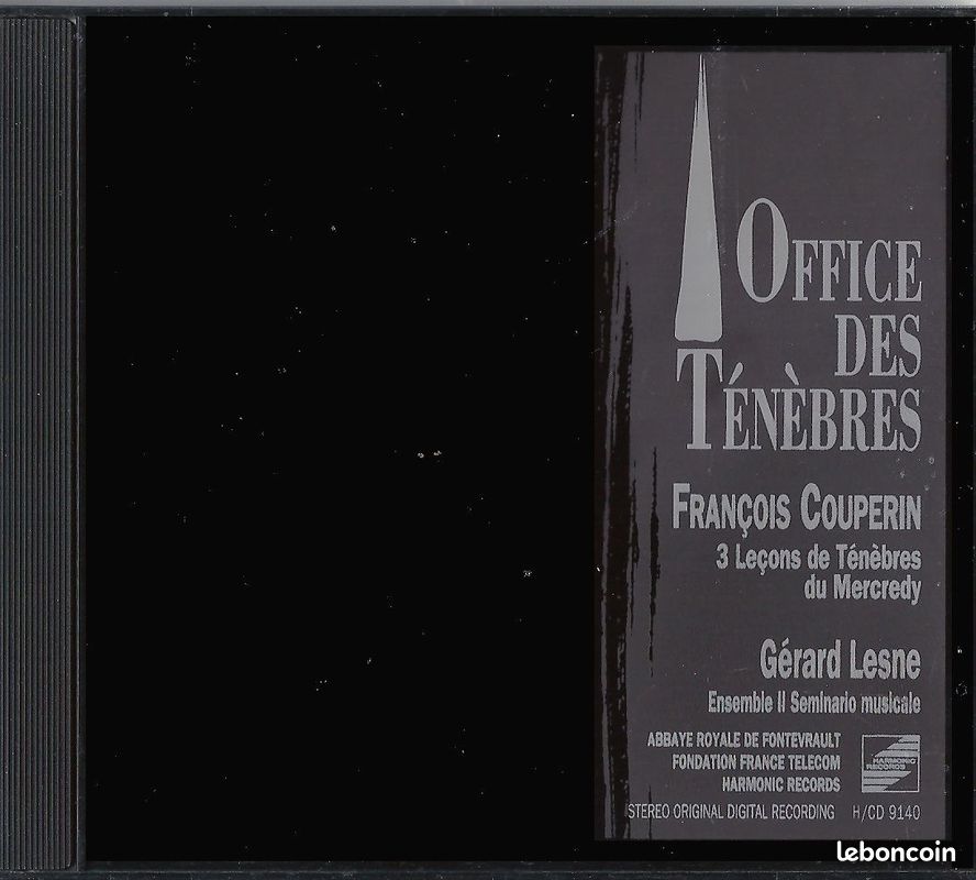François Couperin Office des Tenebres CD (image 1)
