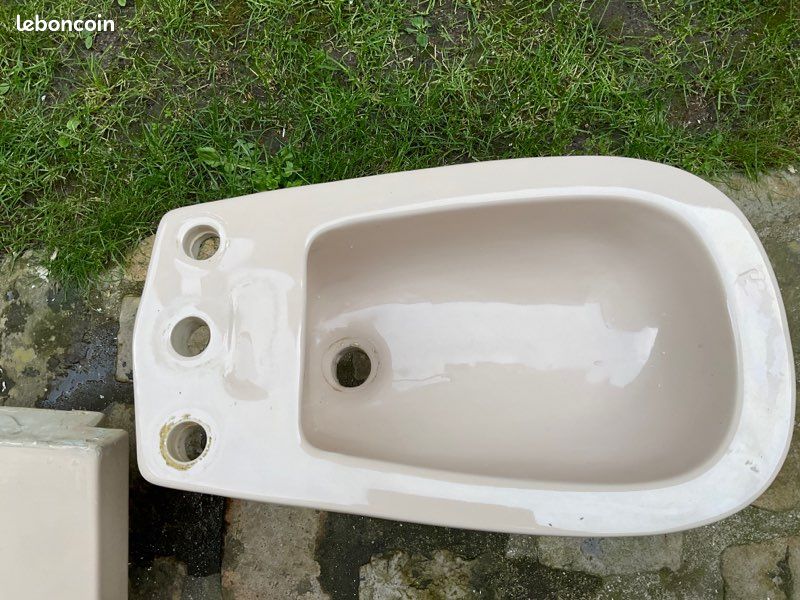 Trio de salle de bain, lavabo, bidet, WC (image 5)