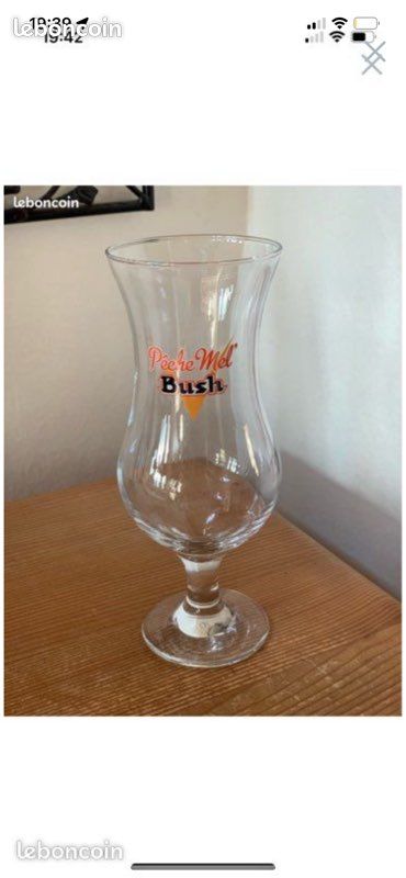 Verre à bière Pêche Mel Bush (image 1)