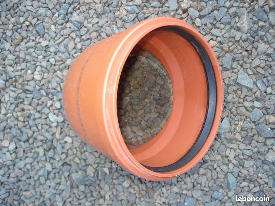 MANCHON et ANGLE 45° évacuation extérieur 150mm orange – Assainissement (image 3)