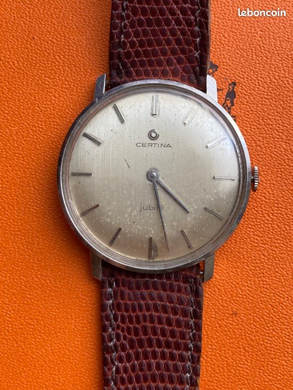 Montre Vintage Certina Jubilé - Modèle Mécanique Des Années 60 - Réf. 396.3727.21 - Neuf Avec étiquettes