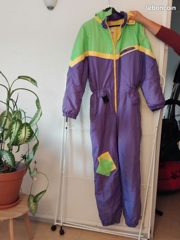 Combinaison de ski vintage rétro années 80/90, combinaison de ski, combinaison de neige, taille L-XL, Fila pour hommes - France