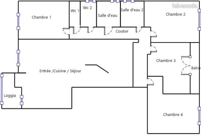 Appartement 5 pièces 92 m² · à Marseille · 92 m² · 299 000 €