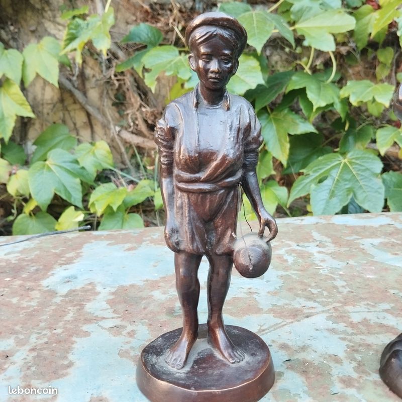 2 bronzes Vietnam Indochine Tonkin (image 2)