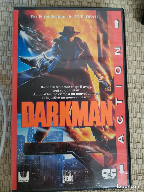 VHS darkman Liam Neeson 1990 - DVD - Films