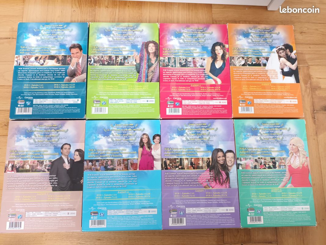 DVD WILL&GRACE Series de 1 a 8 (image 2)