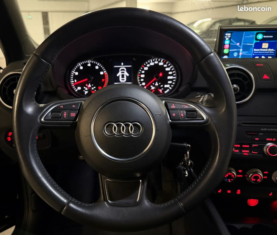 AUDI A1 1.2 86ch Ambition Luxe - 2013 - 128 000 km - CARPLAY - SUIVI COMPLET - REGULATEUR - SIEGES SPORT (image 11)