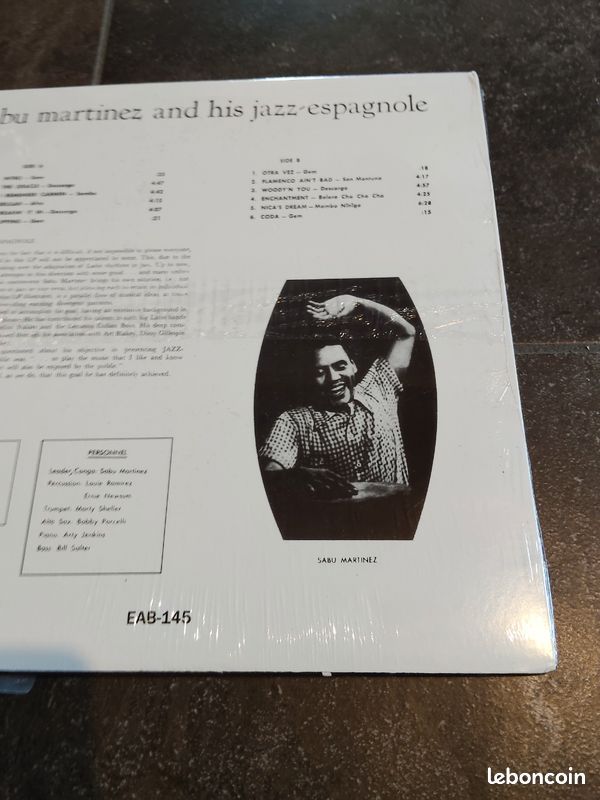 🧐RARE#56 Sabu Martinez & His Jazz-Espagnole - Sabu's Jazz Espagnole (2018 U.S 🇺🇸) (image 3)