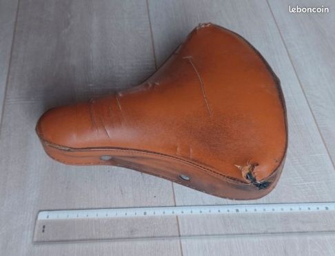 SELLE ANCIENNE POUR VÉLO GALLET MADE IN FRANCE / VINTAGE