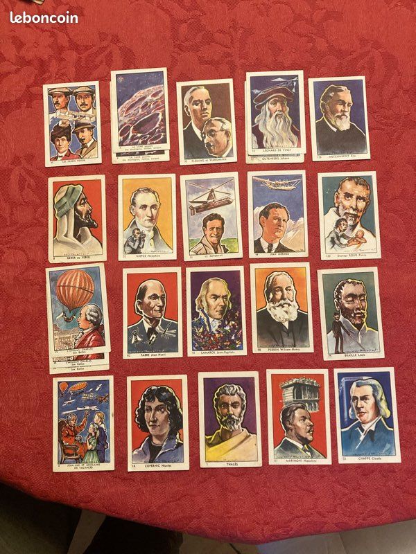 Lot de vignettes “les bienfaiteurs de l’humanité “ (image 1)