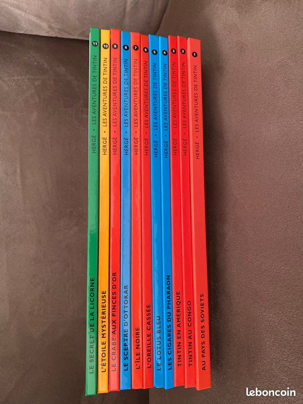Lot de BD Tintin - Tome 1-11 (image 2)