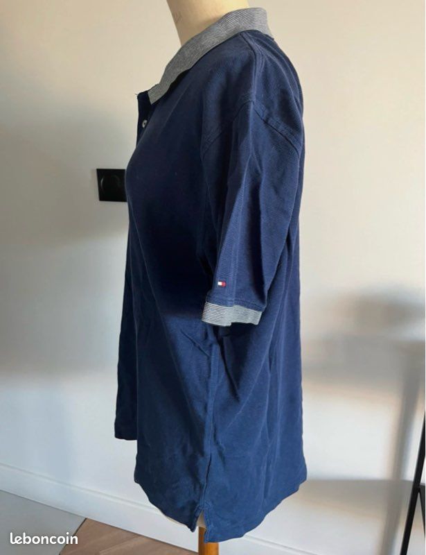 Polo homme manches courtes bleu marine Tommy Hilfiger T-XL (image 5)