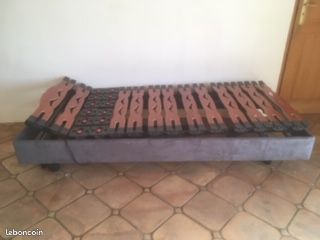 Sommier articulé à télécommande 90 x 200 cm (état parfait) (image 1)