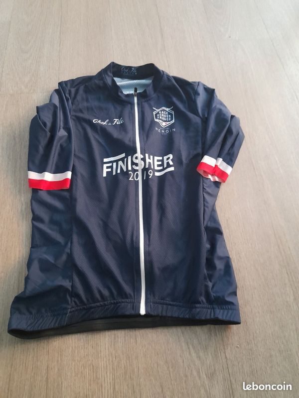 Maillot Cycliste Vintage Sibille O'Deal Cuirs Cycles Bonnamy – Taille L – Très Bon état