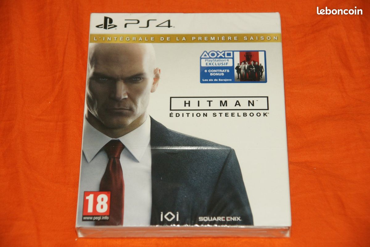 HITMAN EDITION STEELBOOK NEUF BLISTER ps4 (image 1)
